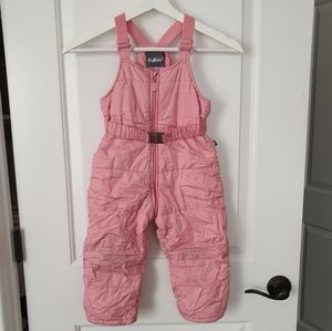 Gulliver Girl pink snow jumpsuit - size 12-24 mths